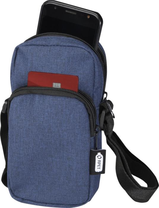 Logotrade promotional merchandise photo of: Ross GRS recycled phone pouch