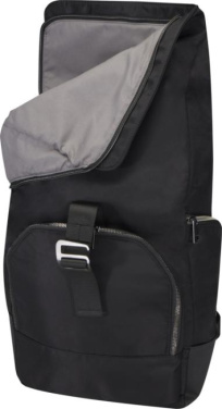 Logotrade promotional merchandise image of: Rhine 15” GRS recycled rolltop backpack 18L