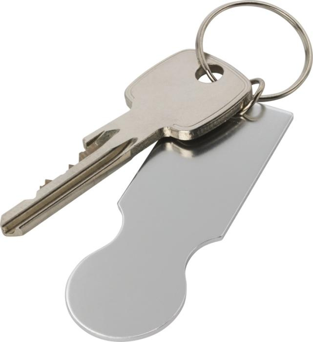 Logotrade promotional giveaway picture of: Rhea shopping cart keyring