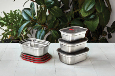 Logo trade corporate gifts image of: Black+Blum Mealprep Box 3pcs Set Small, Medium, Large