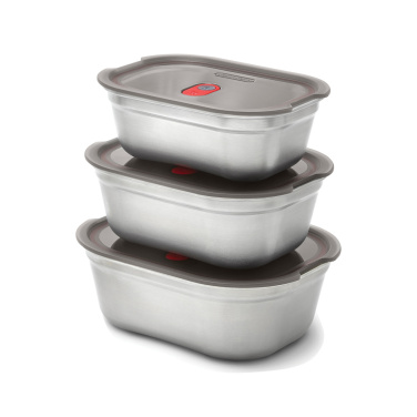 Logo trade promotional items picture of: Black+Blum Mealprep Box 3pcs Set Small, Medium, Large