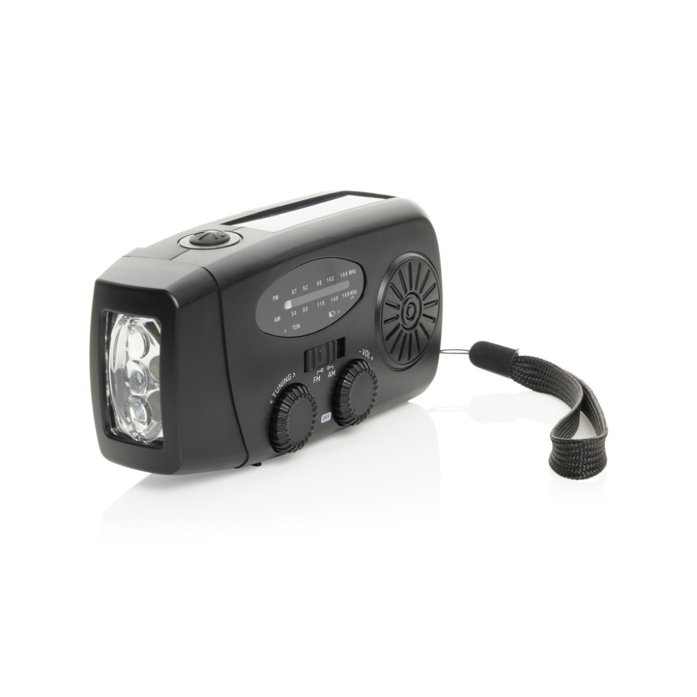 Logotrade promotional product image of: RescueWave RCS recycled plastic emergency radio