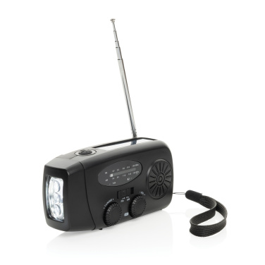 Logotrade promotional product image of: RescueWave RCS recycled plastic emergency radio
