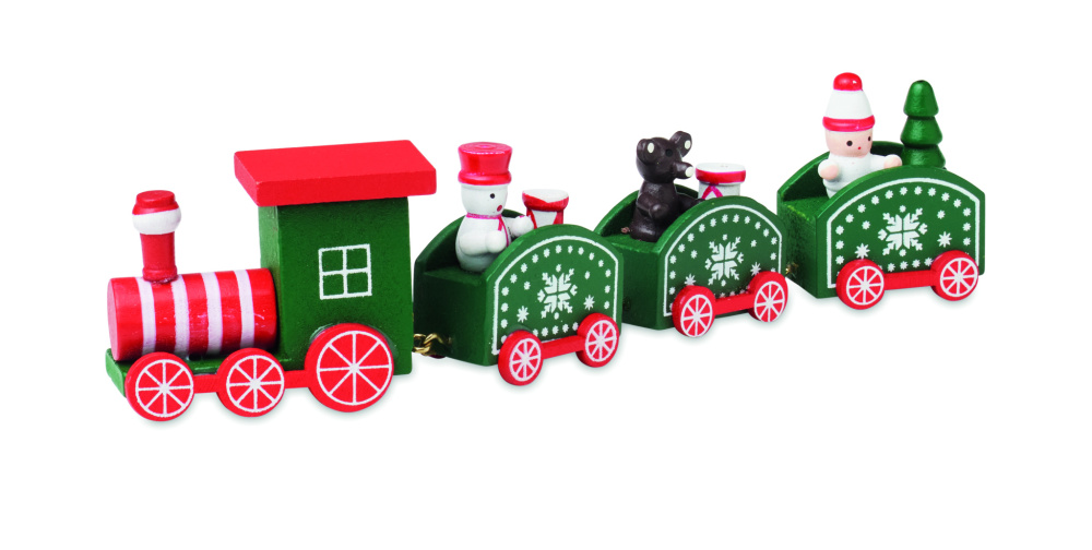 Logotrade promotional merchandise photo of: Wooden Christmas train