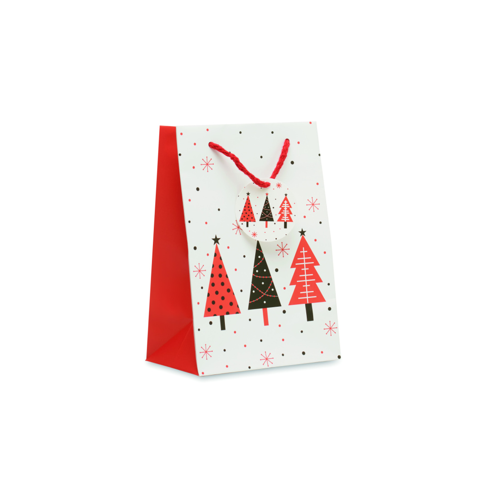 Logo trade promotional giveaway photo of: Gift paper bag small