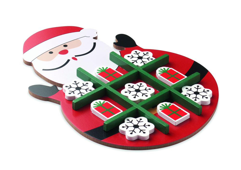 Logotrade promotional gifts photo of: Christmas wooden tic tac toe