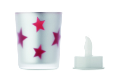 Logo trade promotional giveaways picture of: LED tea light candle