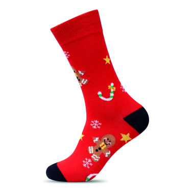 Logo trade promotional product photo of: Pair of Christmas socks L
