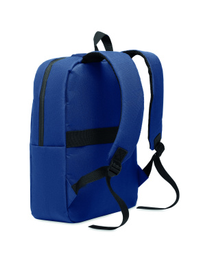 Logo trade promotional gifts picture of: Slim 15 inch laptop backpack made of 600D RPET polyester with a 210D lining and customizable printing