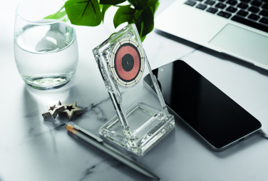 Logotrade promotional merchandise image of: Acrylic wireless charger 15W