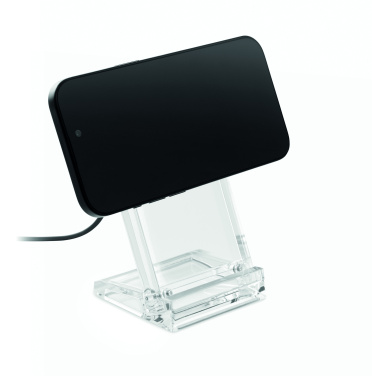 Logotrade promotional merchandise image of: Acrylic wireless charger 15W