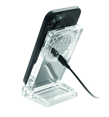 Logotrade promotional items photo of: Acrylic wireless charger 15W