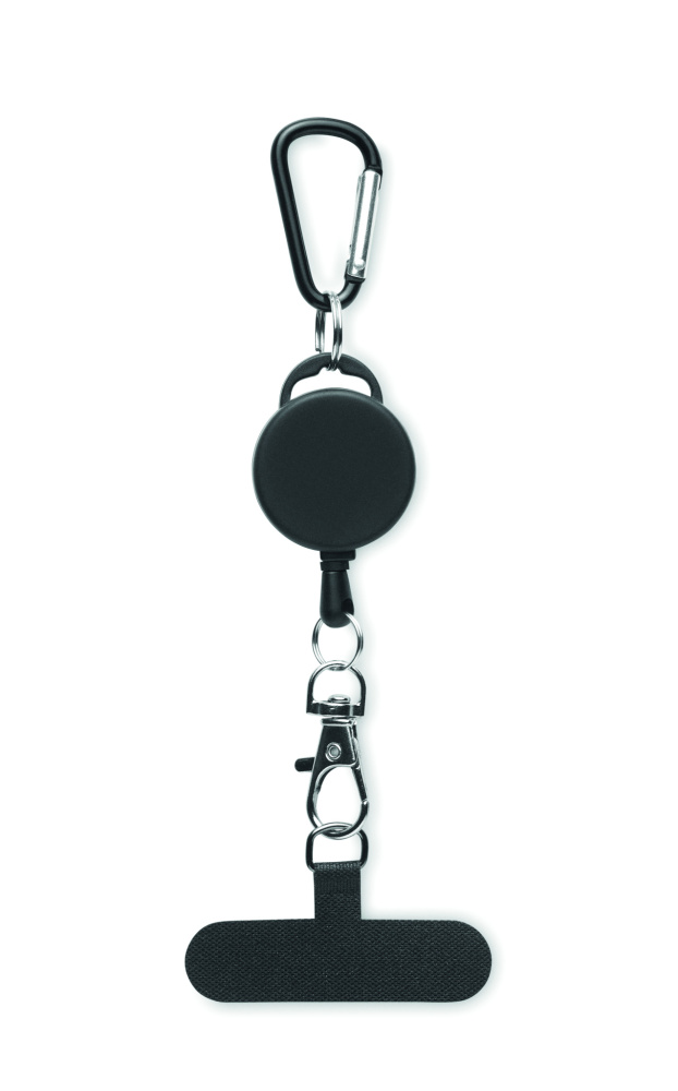 Logo trade business gift photo of: Retractable phone holder