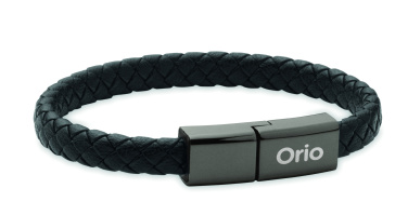 Logotrade promotional item image of: Braided bracelet cable type-C