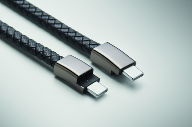 Logotrade promotional product image of: Braided bracelet cable type-C