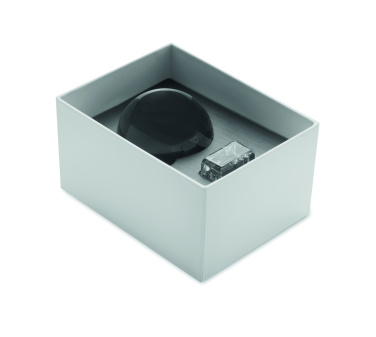 Logo trade corporate gifts image of: Glass round award