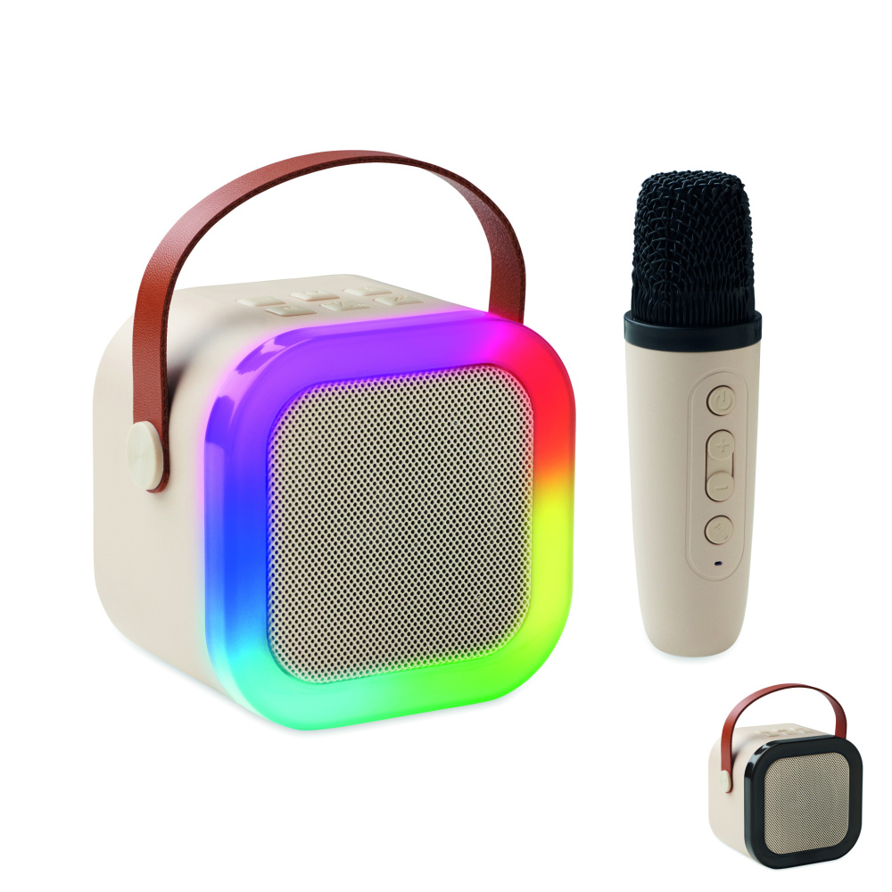 Logotrade promotional merchandise picture of: Karaoke set speaker