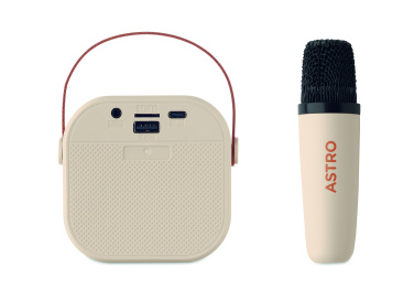 Logo trade promotional merchandise photo of: Karaoke set speaker