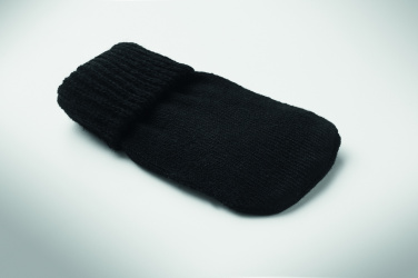 Logo trade promotional gift photo of: Hand warmer knitted polyester