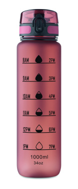 Logotrade corporate gift image of: Sports water bottle RPET 1L