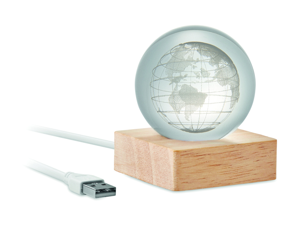 Logotrade promotional products photo of: LED globe glass ball