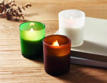 Logotrade promotional giveaways photo of: Plant based wax candle 80 gr