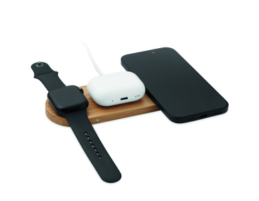 Logotrade promotional product image of: 3 in 1 15W wireless charger