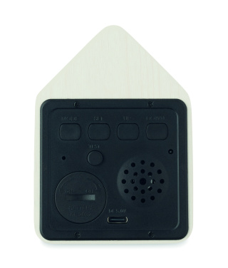 Logo trade promotional giveaways picture of: MDF cuckoo alarm clock