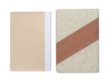 Logo trade promotional gifts picture of: A5 notebook with 15W charger