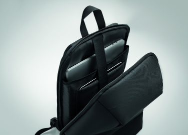 Logo trade promotional giveaways picture of: 600D RPET backpack trolley