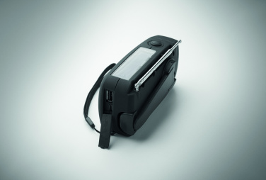 Logotrade promotional gift picture of: Portable radio SOS with LED torch