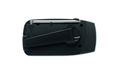 Logo trade advertising products picture of: Portable radio with LED torch