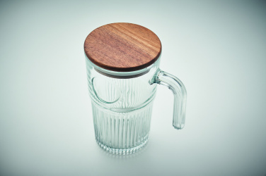 Logo trade advertising products image of: Glass mug 450ml