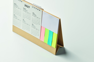 Logotrade promotional item image of: Desk calendar with memo pad