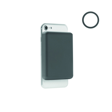 Logotrade advertising products photo of: Magnetic wireless charger 15W powerbank 5000 mAh