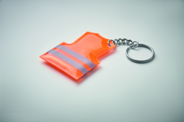 Logo trade promotional items picture of: Key ring with reflecting vest Jekabpils