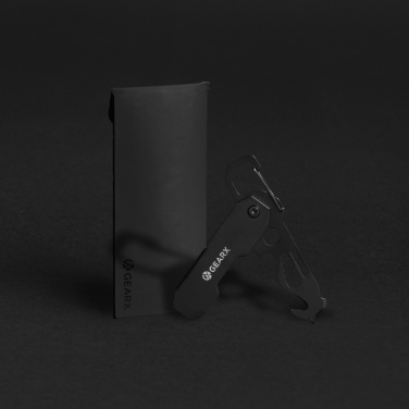 Logo trade promotional items image of: Gear X foldable EDC tool with carabiner and parcel cutter