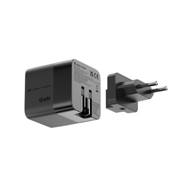 Logotrade promotional product picture of: Urban Vitamin Mendocino 65W GaN charger retractable cable