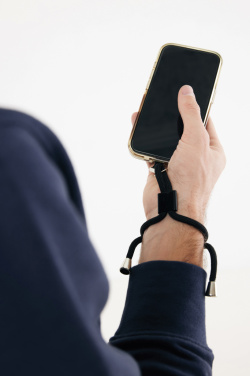 Logotrade business gifts photo of: CarryLoop RCS recycled PET adjustable phone holder wristlet