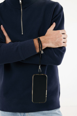 Logo trade business gift photo of: CarryLoop RCS recycled PET adjustable phone holder wristlet