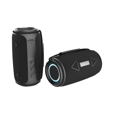 Logotrade promotional product picture of: Prisma RCS recycled plastic IPX 4 waterpoof 16W speaker
