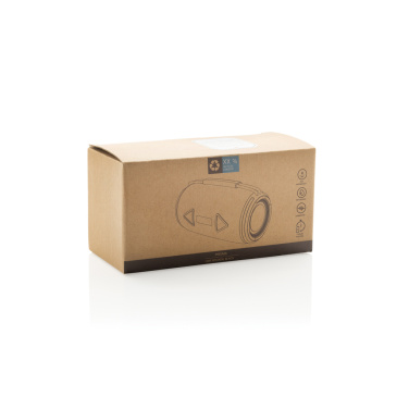 Logo trade advertising products picture of: Prisma RCS recycled plastic IPX 4 waterpoof 16W speaker