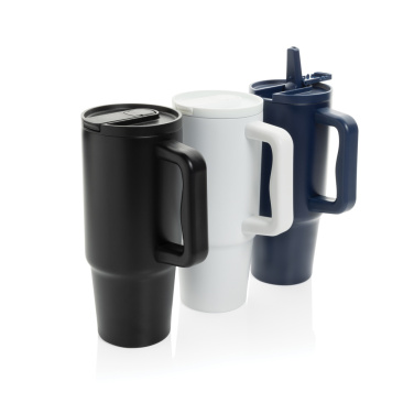 Logo trade promotional merchandise picture of: Embrace Leakproof RCS recycled stainless steel tumbler 900ml