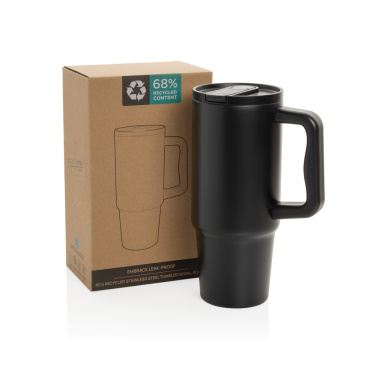 Logotrade promotional items photo of: Embrace Leakproof RCS recycled stainless steel tumbler 900ml