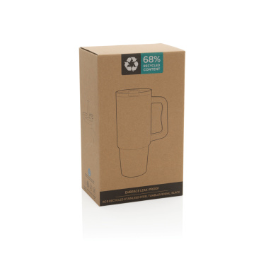 Logo trade promotional giveaway photo of: Embrace Leakproof RCS recycled stainless steel tumbler 900ml