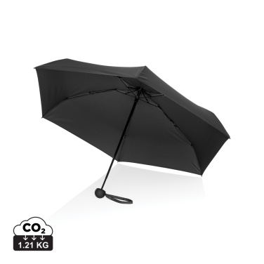 Logo trade advertising products picture of: 19.5" Aware™ RPET super mini manual 190T Pongee umbrella