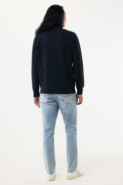 Logo trade promotional merchandise photo of: IQONIQ Elgon recycled cotton quarter zip sweater