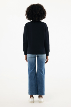 Logo trade promotional merchandise picture of: IQONIQ Elgon recycled cotton quarter zip sweater