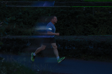 Logo trade promotional item photo of: Lumi Sprint RCS rplastic LED re-chargeable running light