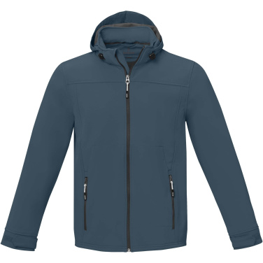 Logo trade promotional giveaway photo of: Langley men's softshell jacket